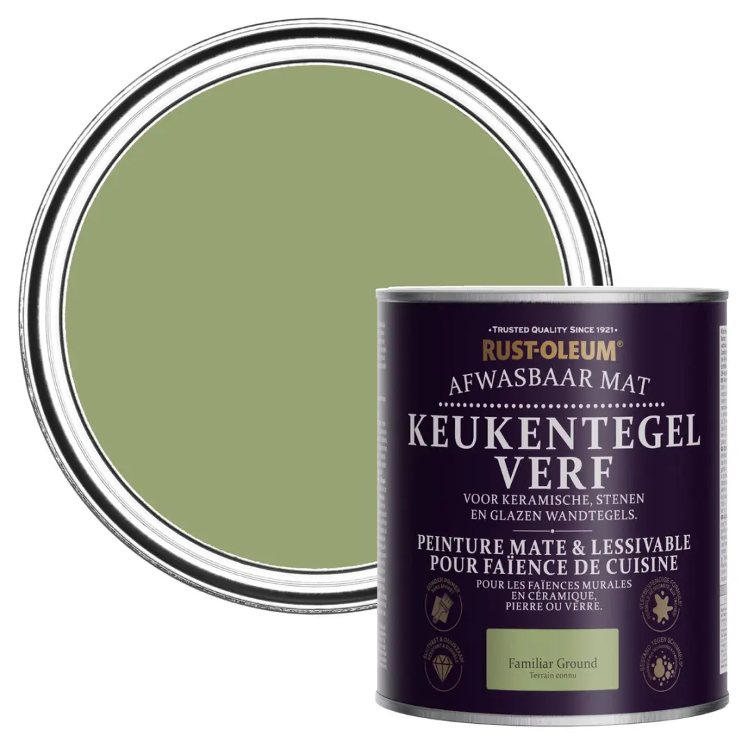 Rust-Oleum Familiar Ground Groene Tegelverf 750ml