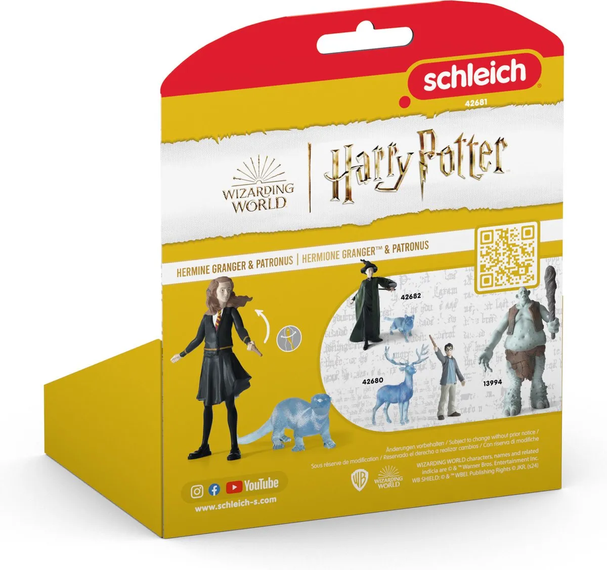 Schleich Hermelien Griffel & Patronus Harry Potter 42681 - Multikleur