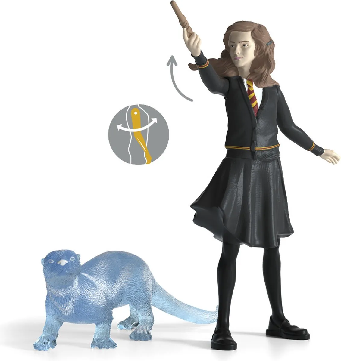 Schleich Hermelien Griffel & Patronus Harry Potter 42681 - Multikleur