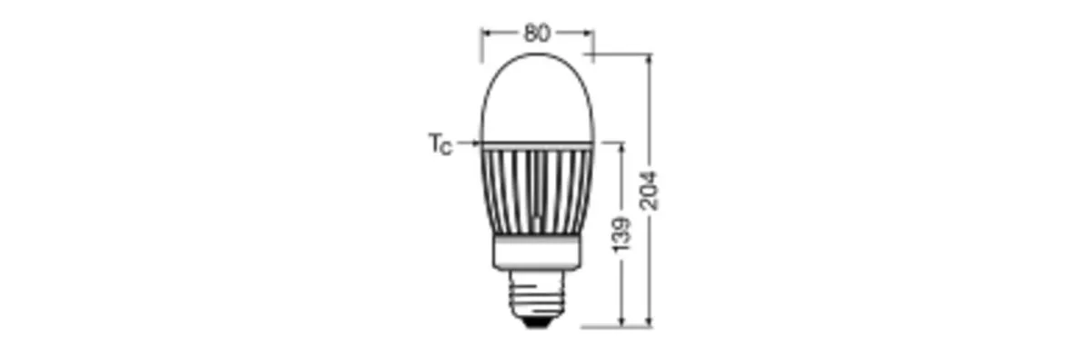 LEDVANCE HQL LED P E40 41W 6000lm Koel Wit - Vervangt 125W - afbeelding 3 van 4