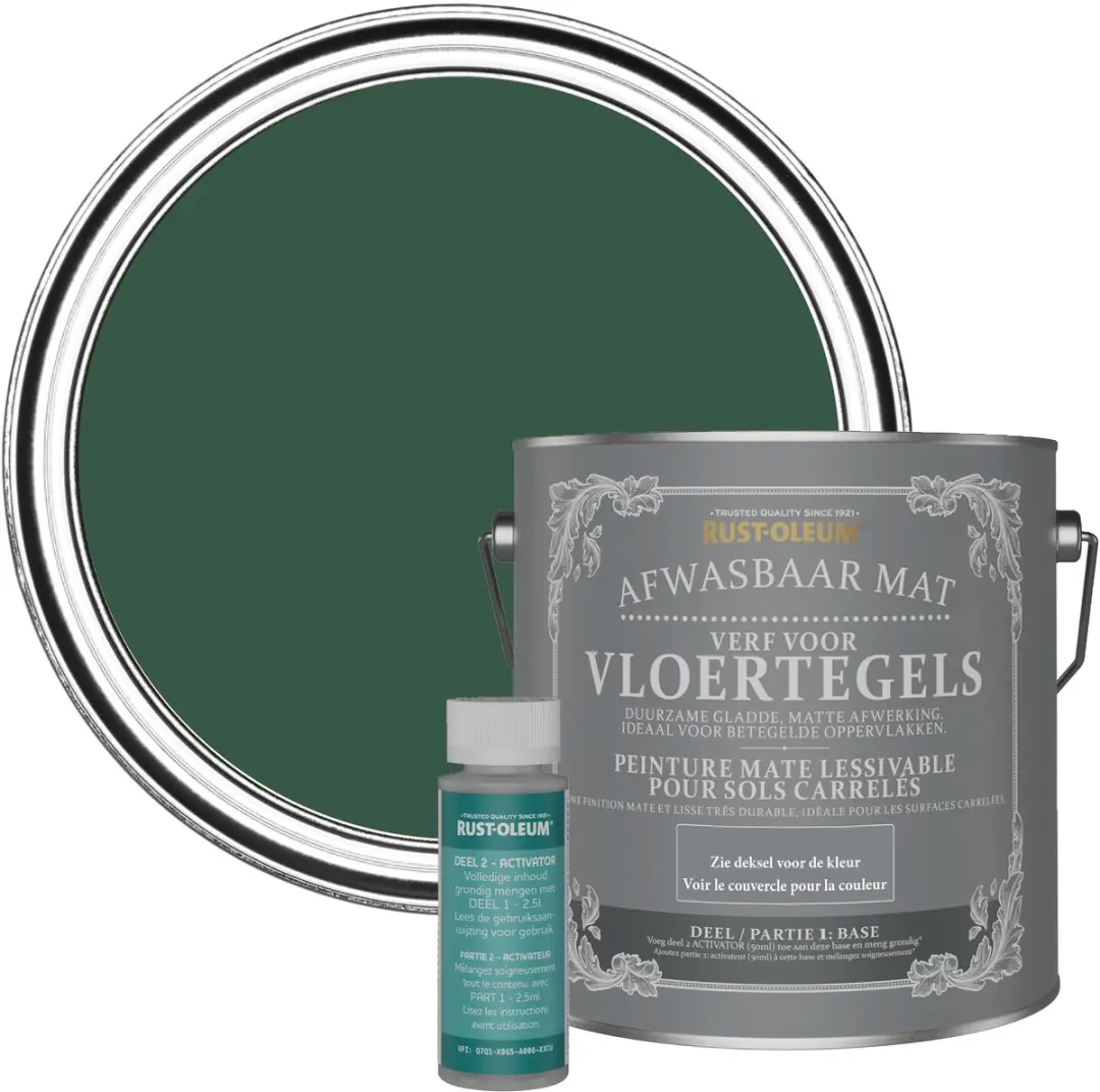 Rust-Oleum Vloertegelverf Mat 2,5L Dennenbos