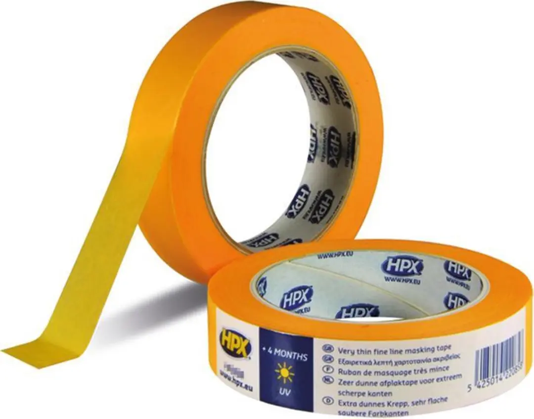 HPX Masking 4400 Fine Line - Oranje 25mm x 25m