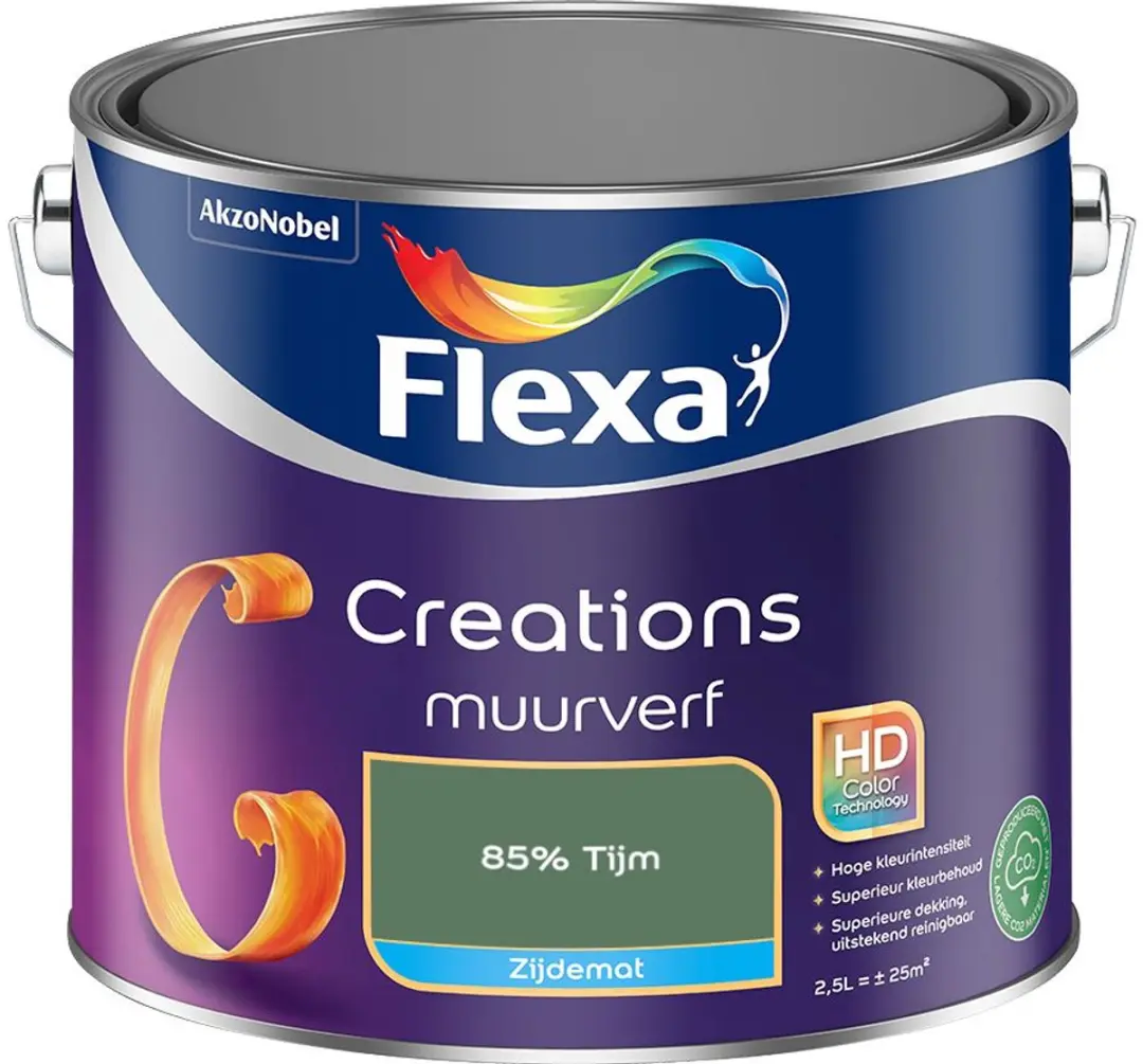 Flexa Creations Muurverf Zijdemat 85% Tijm