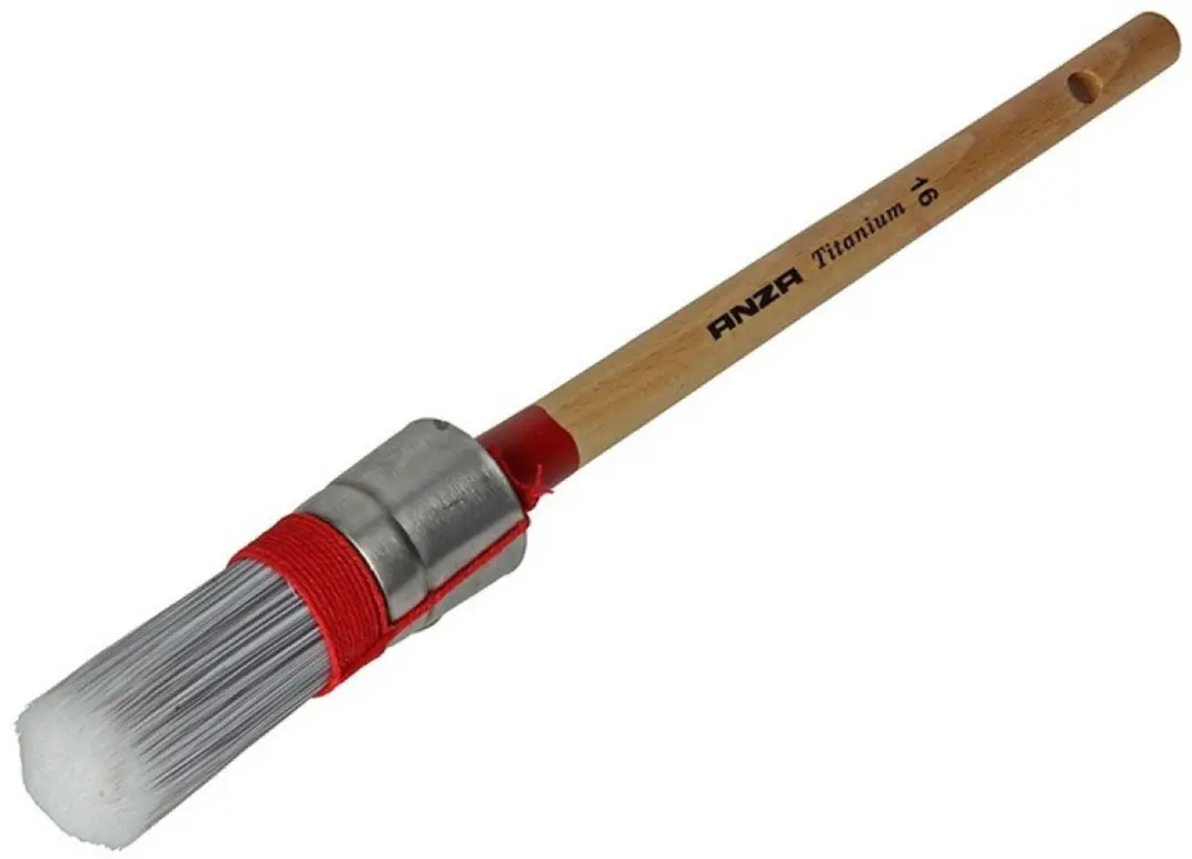 Anza Titanium Ronde Kwast Maat 8 - Meerkleurig