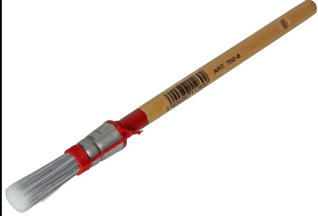 Anza Titanium Ronde Kwast Maat 8 - Meerkleurig