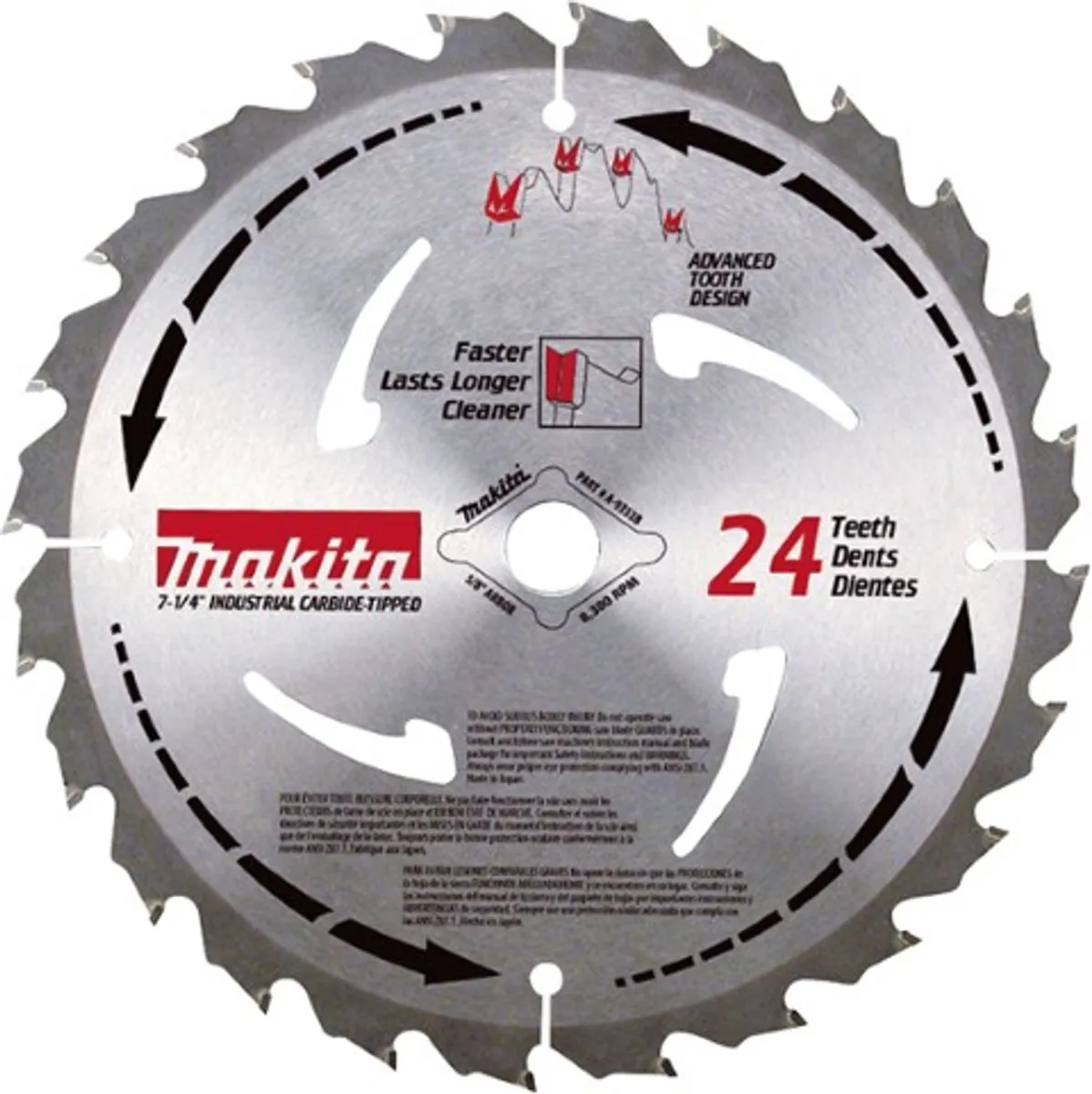 Makita M-Force HM Zaagblad Ø165mm 24T - Hout