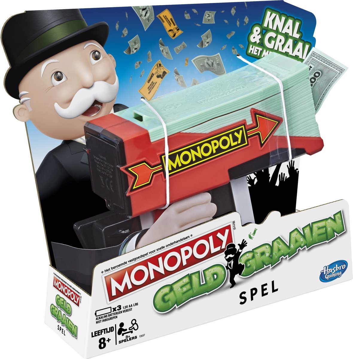 Hasbro Monopoly Geld Graaien - Spel met geldknaller - Vanaf 8 jaar