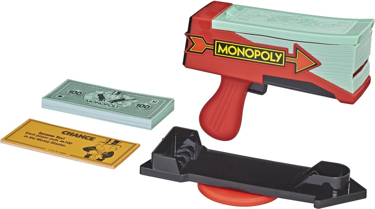 Hasbro Monopoly Geld Graaien - Spel met geldknaller - Vanaf 8 jaar