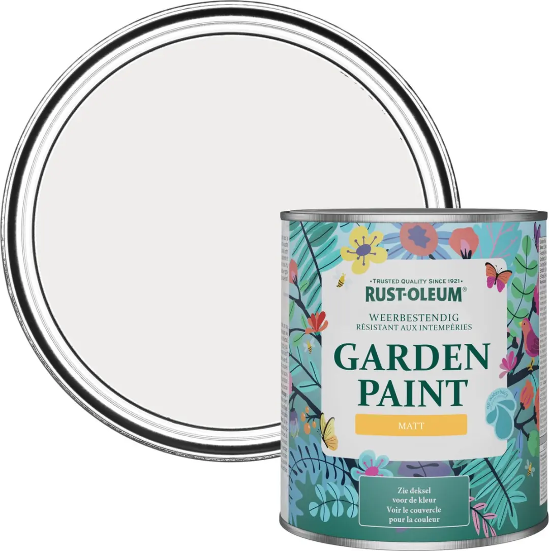 Rust-Oleum Grijs Tuinverf Matt Fleur 750ml