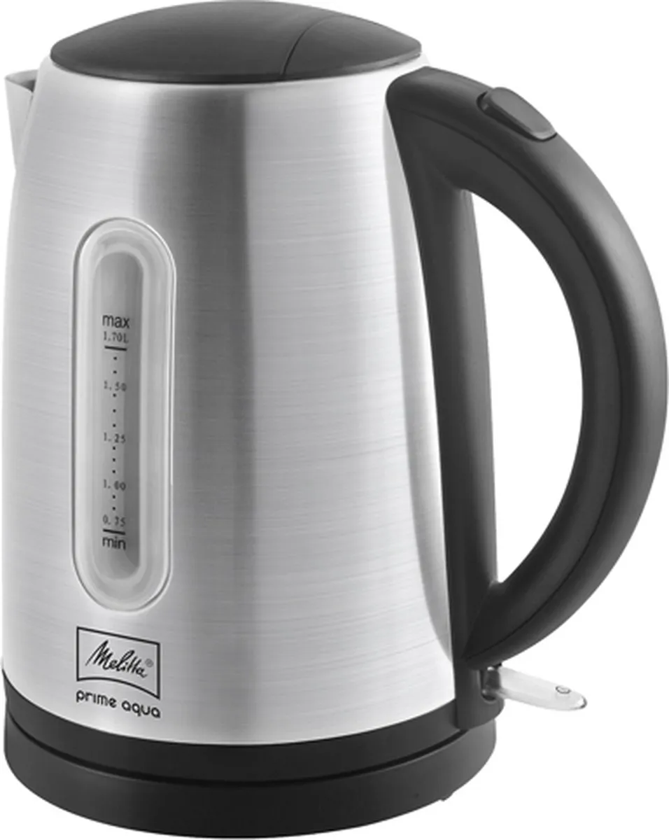 Melitta Prime Aqua Waterkoker 1,7L 2200W RVS/Zwart