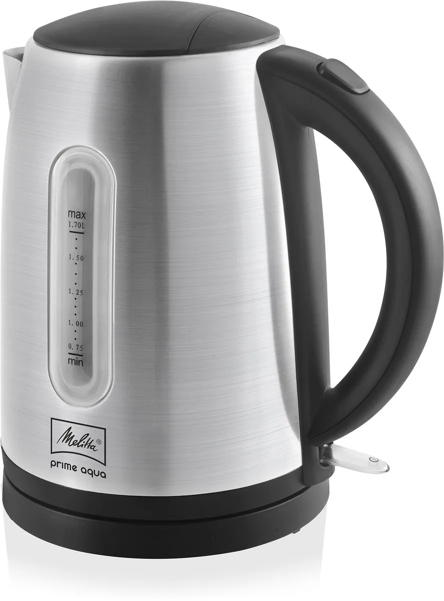 Melitta Prime Aqua Waterkoker 1,7L 2200W RVS/Zwart
