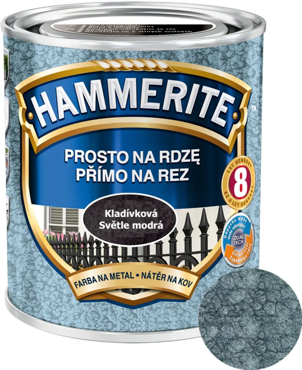 Hammerite Direct Op Roest Hamer 0,7L