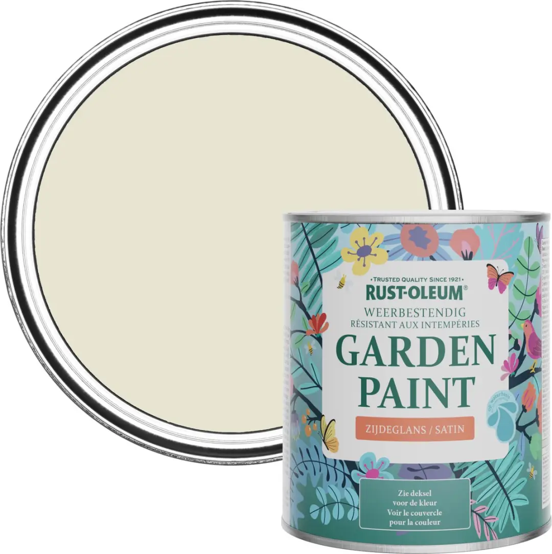 Rust-Oleum Oyster Tuinverf Zijdeglans 750ml