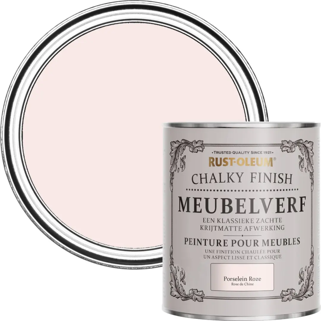 Rust-Oleum Porselein Roze Meubelverf 750ml