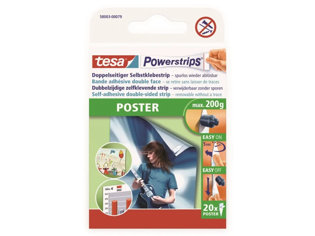 Tesa Powerstrips Poster