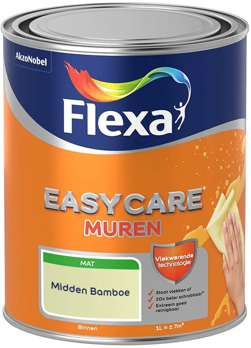 Flexa Easycare Muren Midden Bamboe Mengverf 1L