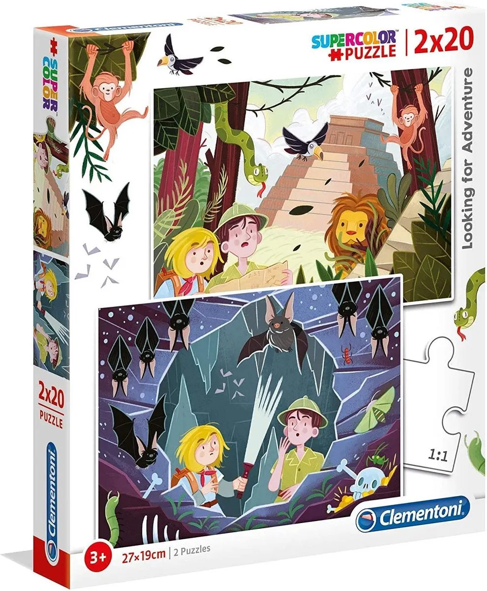 Clementoni Looking for Adventure Kinderpuzzel 20 Stuks