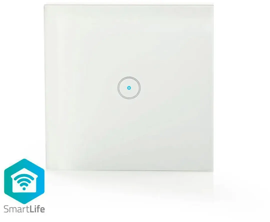 Nedis SmartLife Wandschakelaar 1000W - Glas - Wit