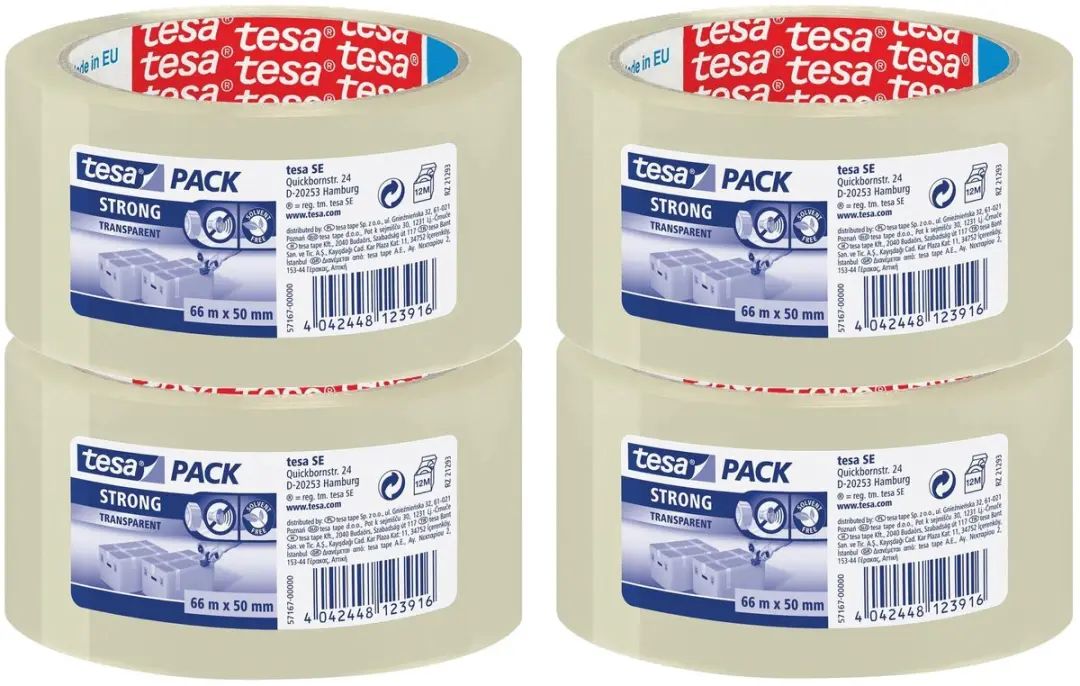 Tesa Verpakkingstape 66m x 50mm