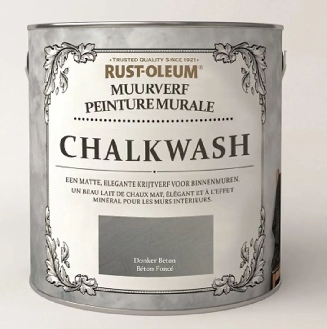 Rust-Oleum Chalkwash Muurverf 1L - Toscaans Olijfgroen