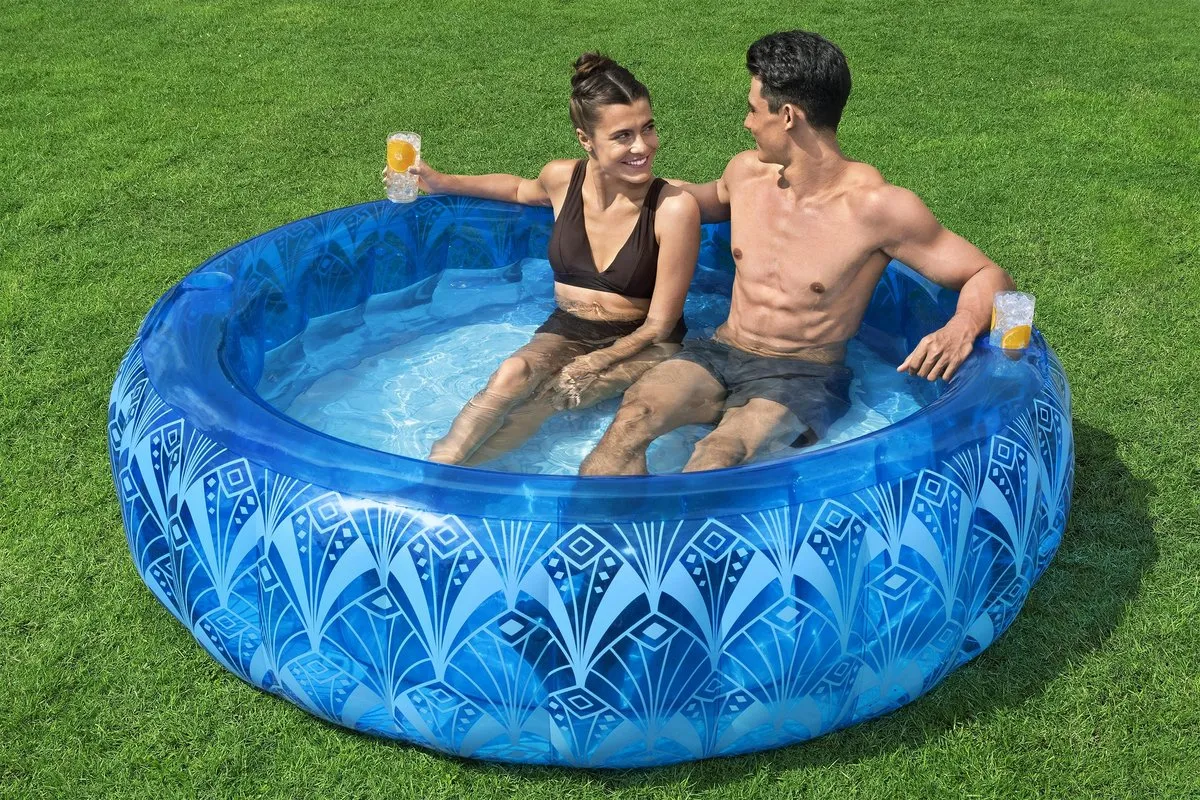 Bestway Bohemian Blue Opblaaszwembad 168cm - 401 Liter - Blauw - afbeelding 5 van 6