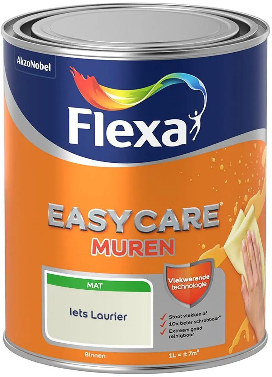 Flexa Easycare Muren Iets Laurier Mengverf 1L