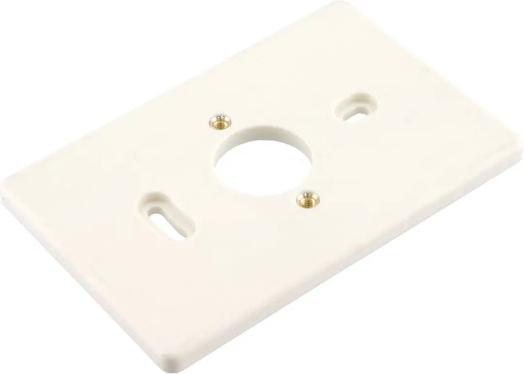 Attema Montageplaat dubbel met inserts - Wit