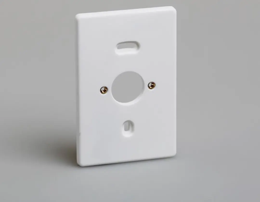 Attema Montageplaat dubbel met inserts - Wit