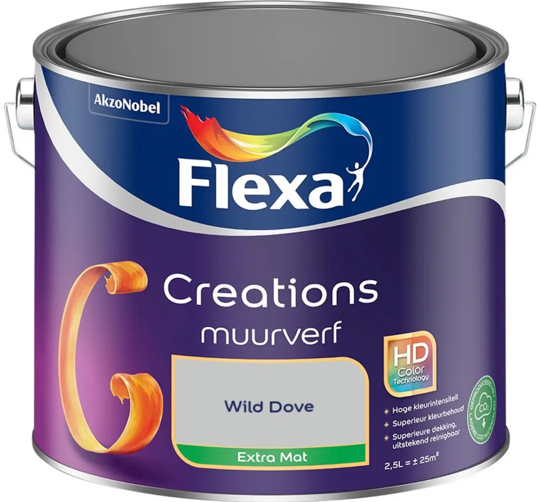 Flexa Creations Muurverf Extra Mat Wild Dove 2,5L