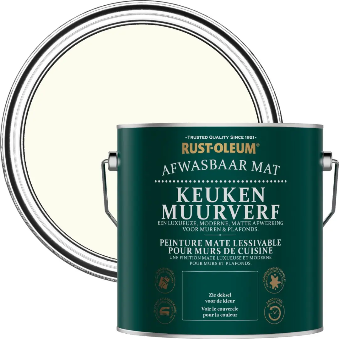 Rust-Oleum Antiek Wit Keuken Muurverf 2,5L