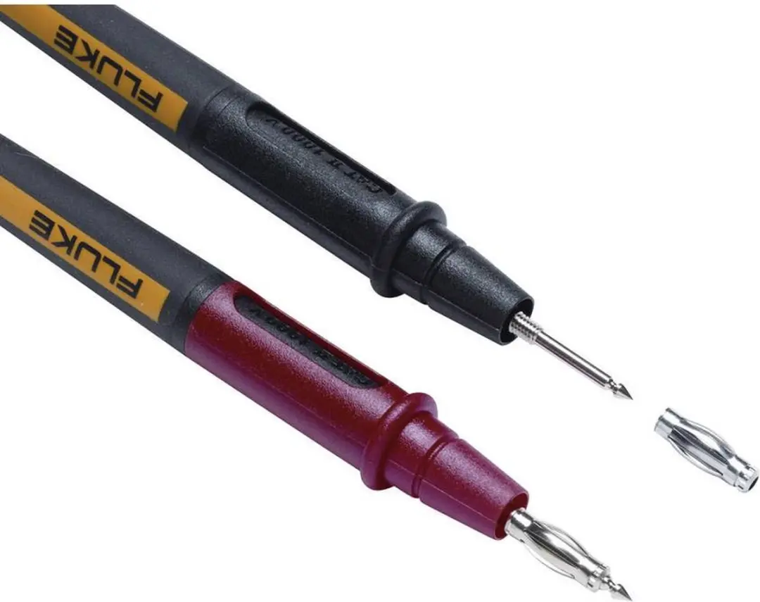 Fluke TL175E Veiligheidsmeetsnoerenset - 1.2m - Zwart/Rood