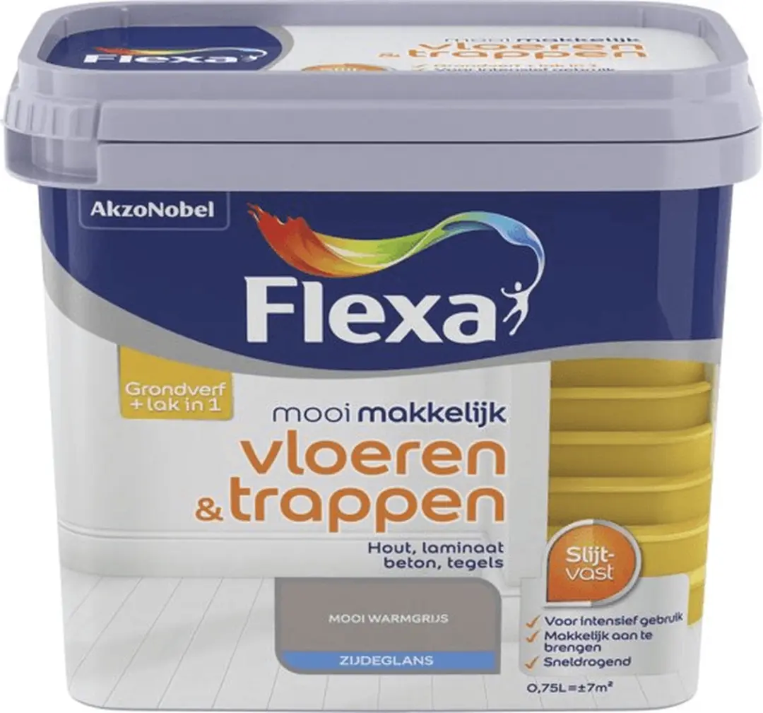 Flexa Zijdeglans Verf Wit 2,5L - o.a. hout/steen