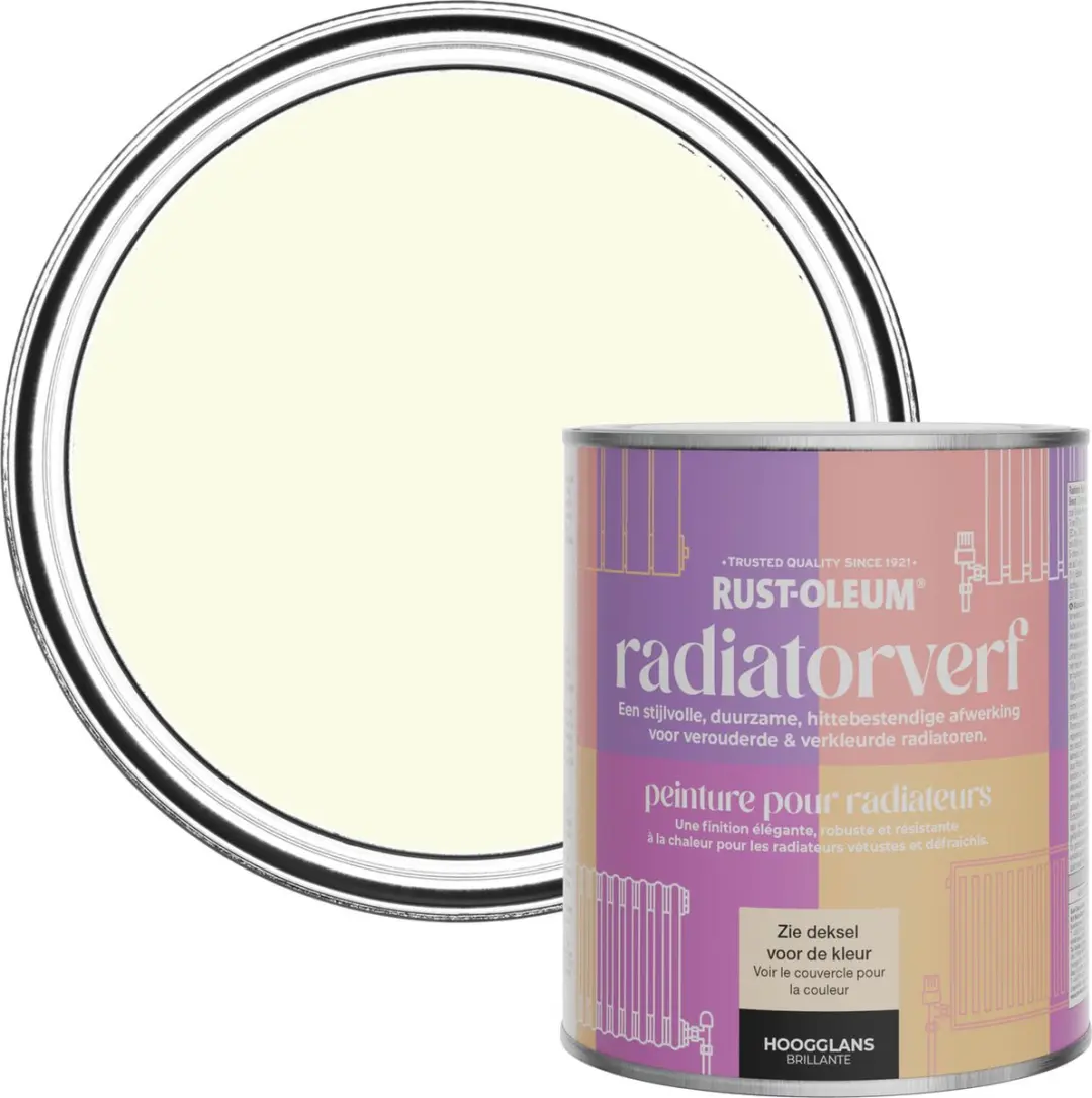 Rust-Oleum Gebroken Wit Radiatorverf 750ml