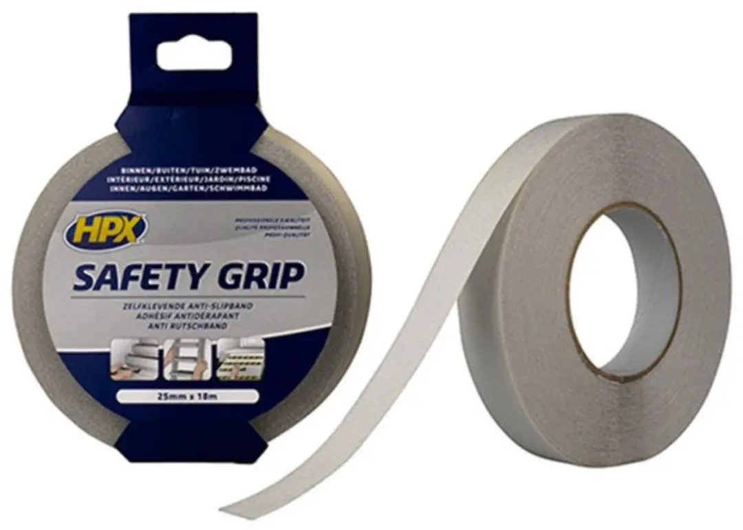 HPX Anti-slip Tape 25mm x 18m - Semi-transparant