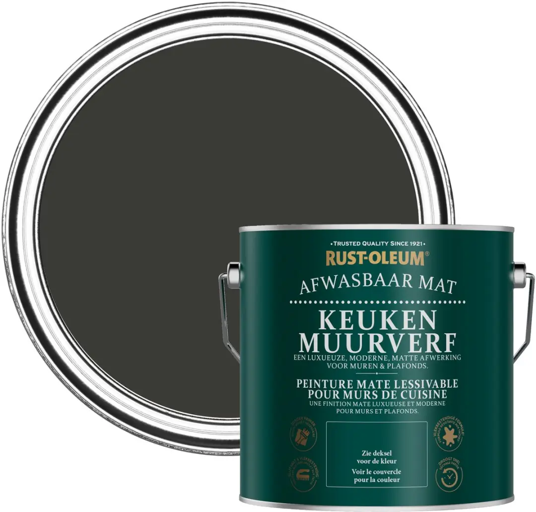 Rust-Oleum Keuken Muur- en Plafondverf Mysterie 2,5L
