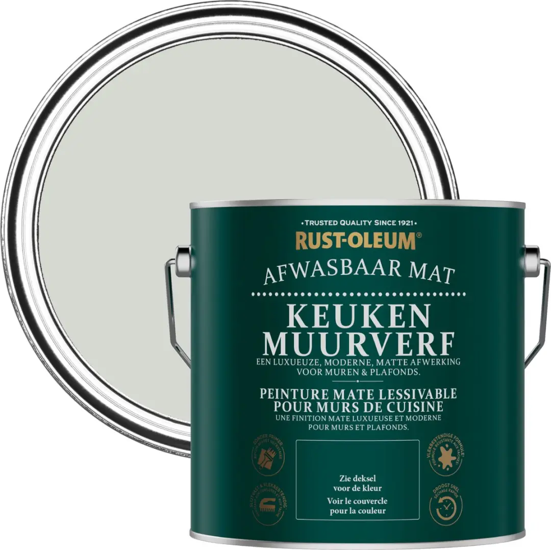 Rust-Oleum Grijs Keukenverf Winter Grey 2,5L