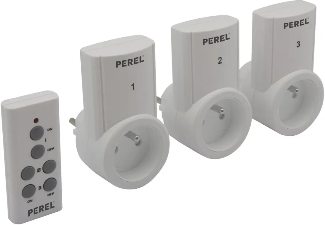 Perel Draadloze Stopcontacten Set 3