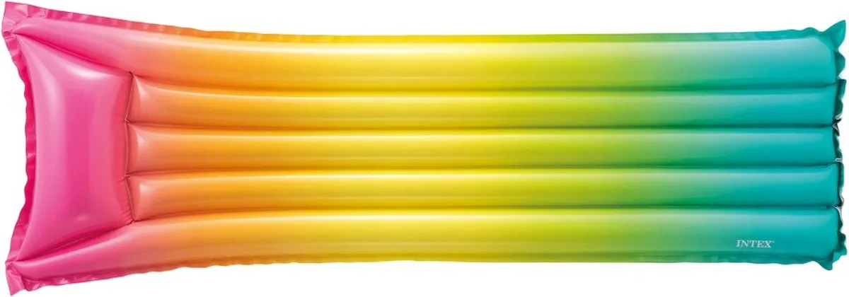 Intex Regenboog Luchtbed 170x53 Multicolor - afbeelding 6 van 6