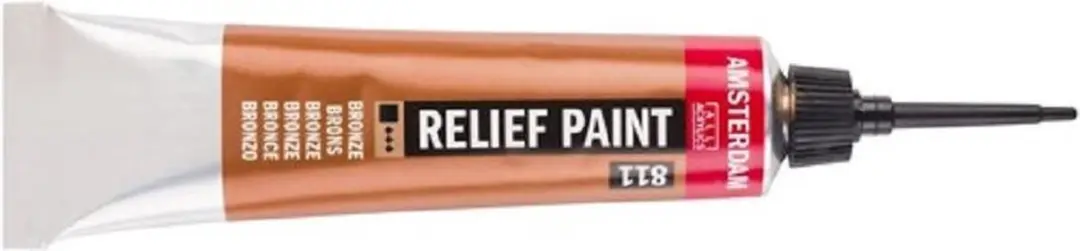Royal Talens Relief Paint 811 Brons 20ml - afbeelding 6 van 6