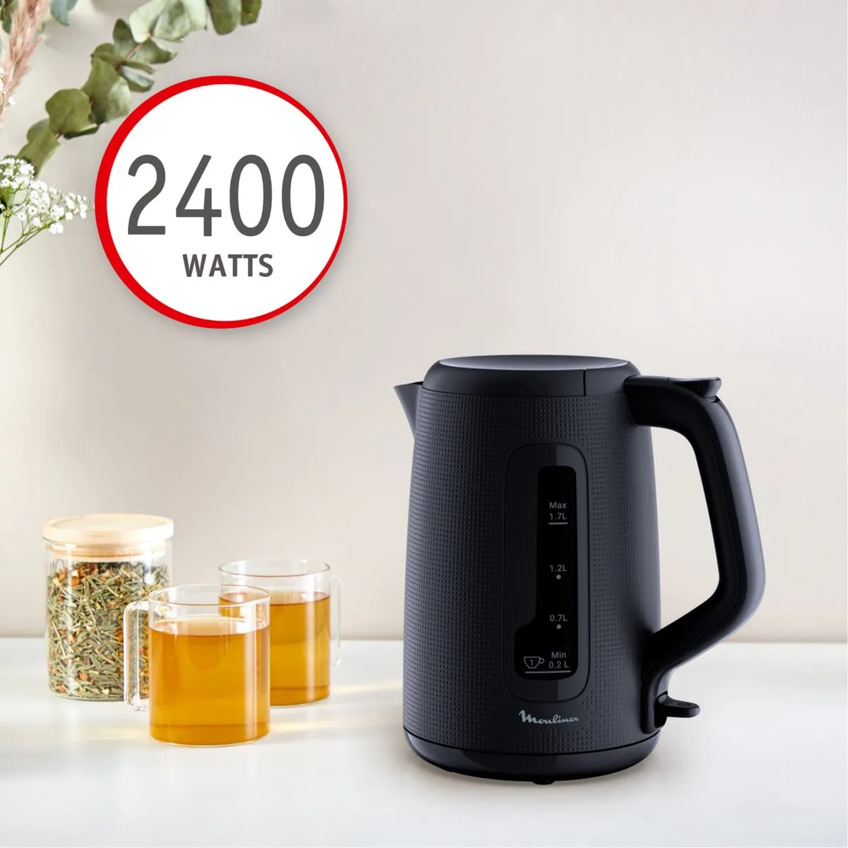 Moulinex ClickChef BY2M0810 Waterkoker 2400W - 1L - Marineblauw
