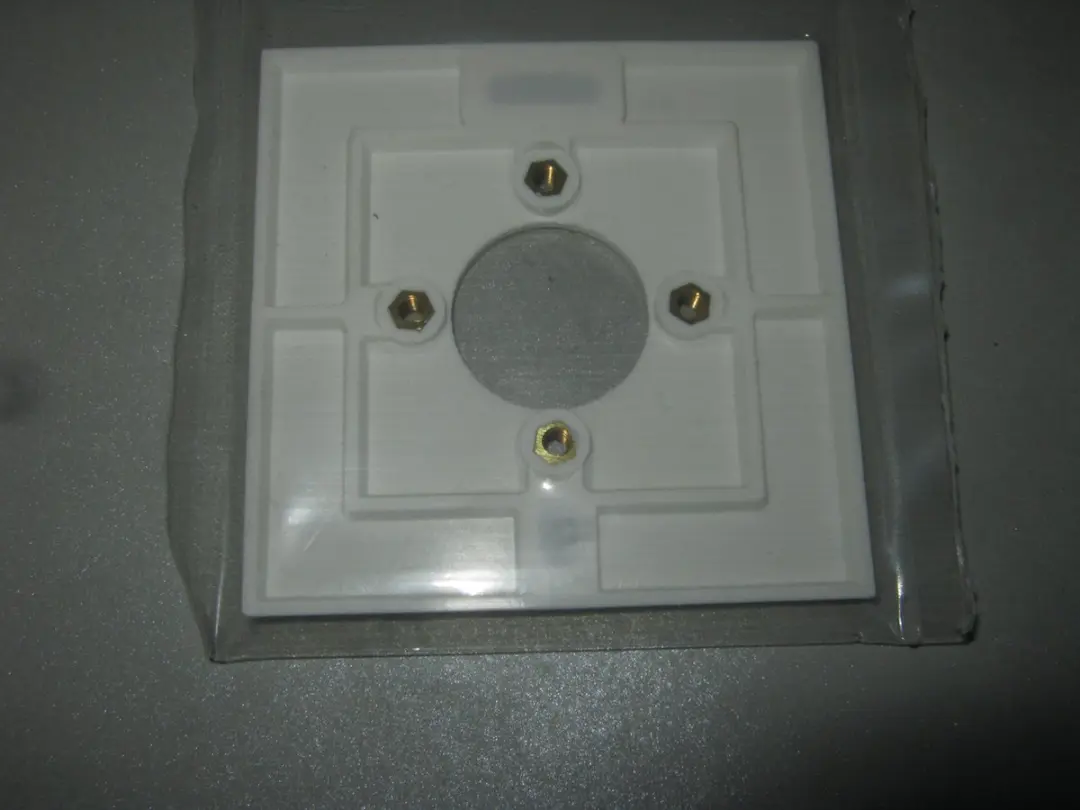 Attema Montageplaat Opbouw 80x80mm - Polarwit