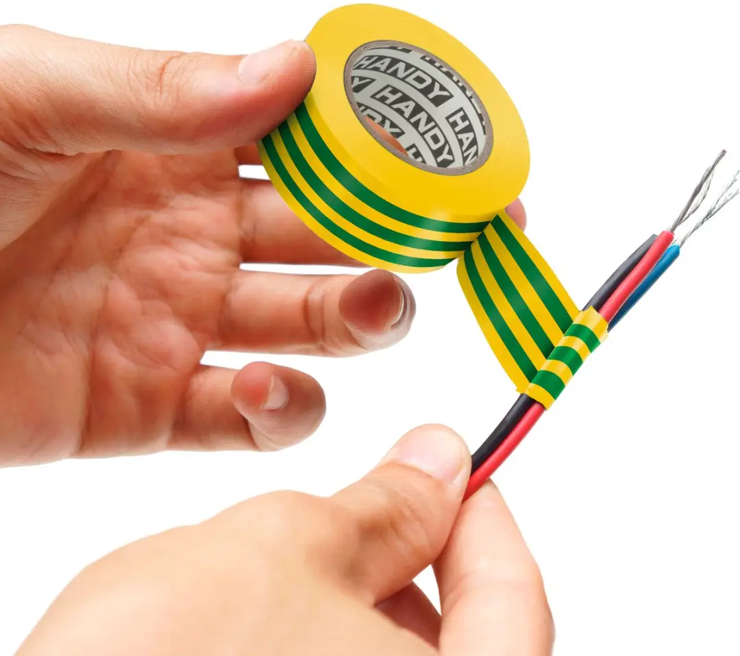 Handy Isolatietape Geel/Groen 10m x 15mm