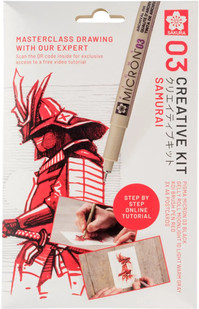 Sakura Tekenset Samurai