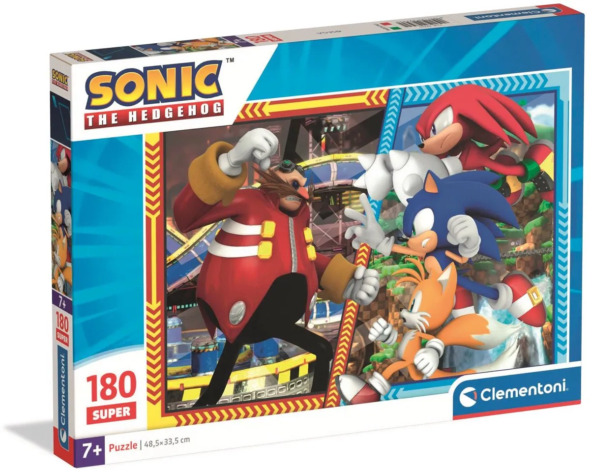 Clementoni Super Sonic Kinderpuzzel 180 Stukjes