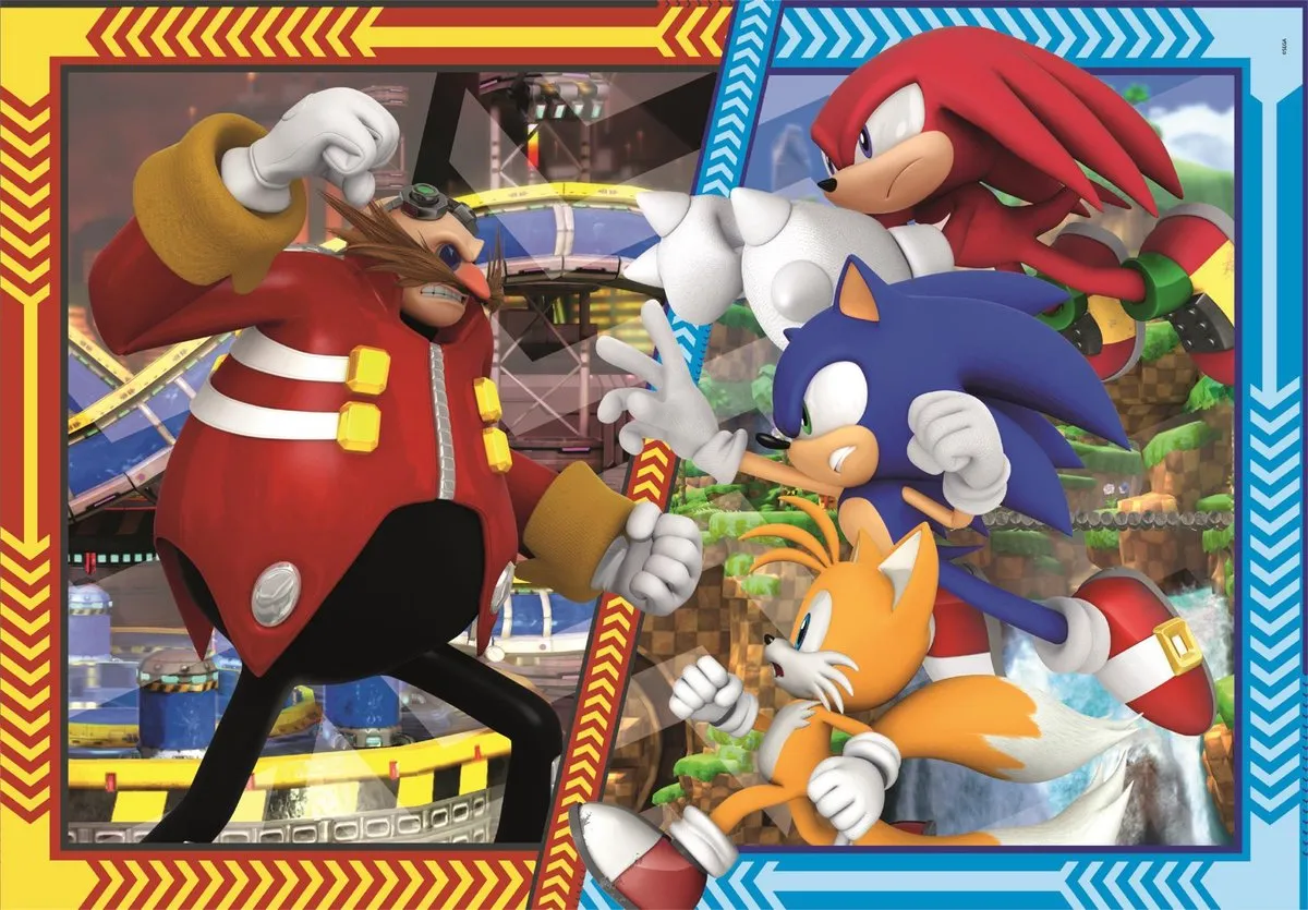 Clementoni Super Sonic Kinderpuzzel 180 Stukjes - Multikleur - afbeelding 4 van 5