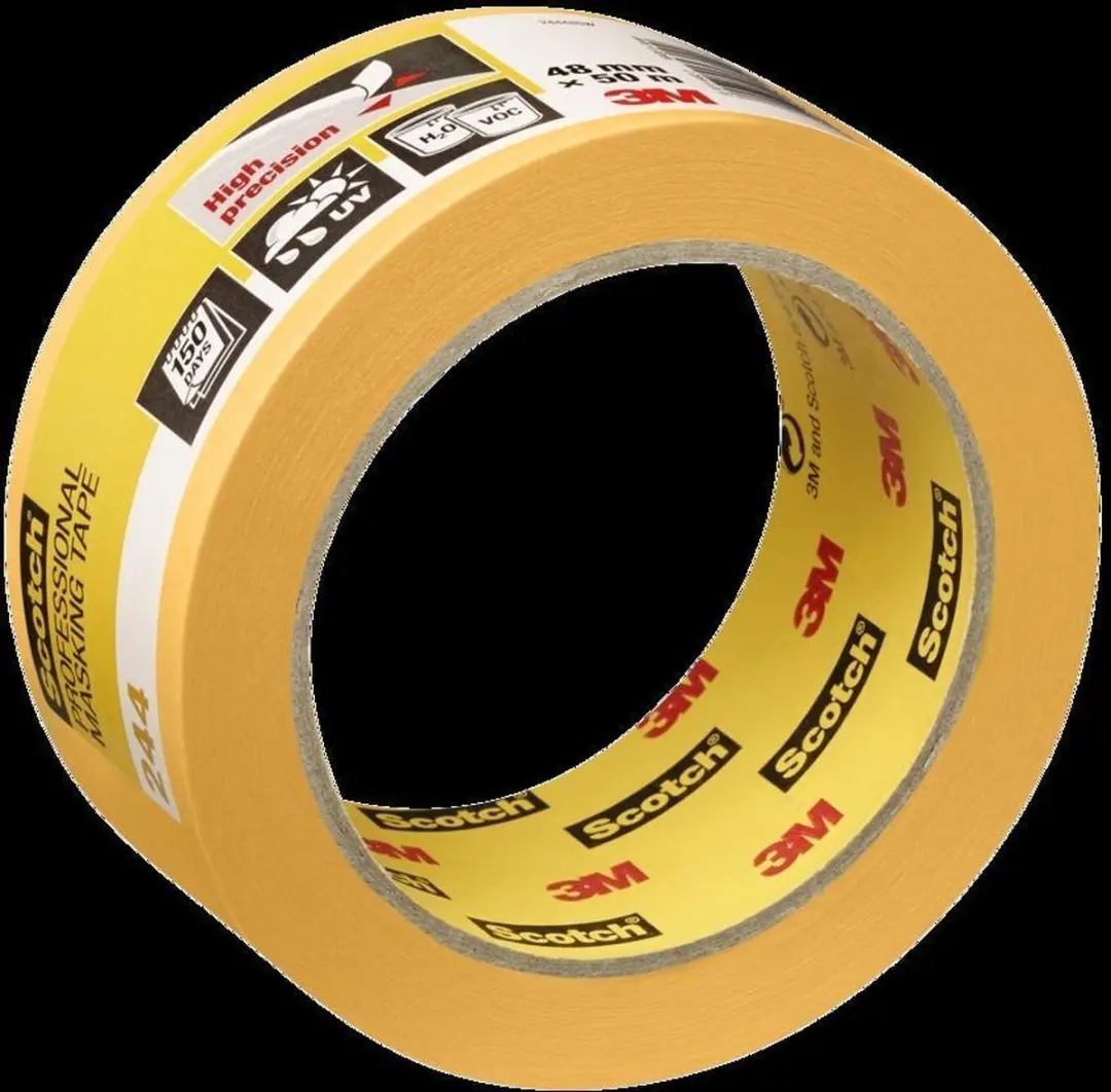 3M Gouden Masking Tape 244 - Geel