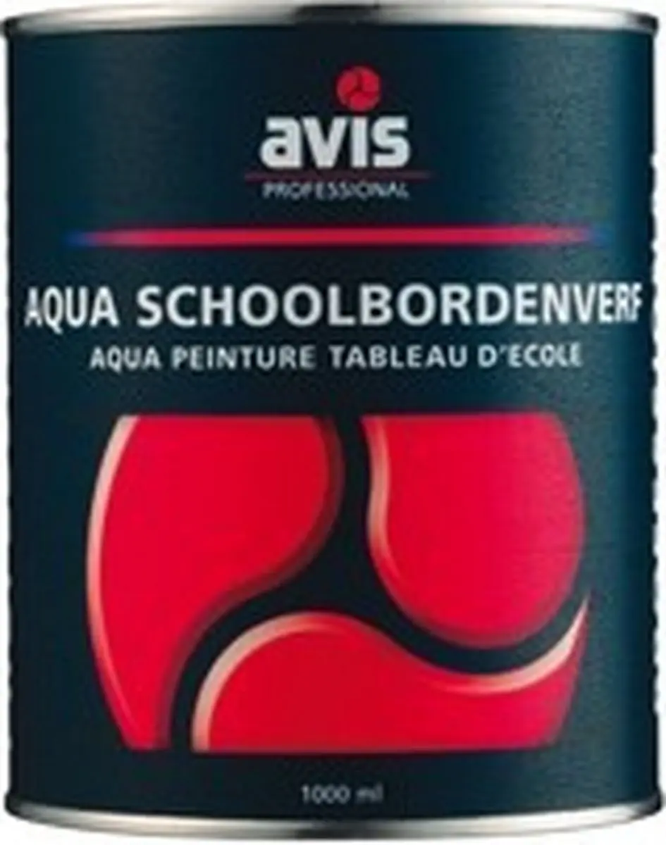 Avis Aqua Schoolbordenverf Zwart 500ml