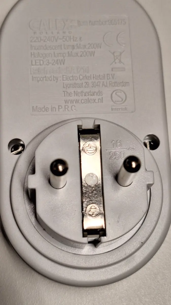 Calex LED Stekkerdimmer 3-23W - Wit