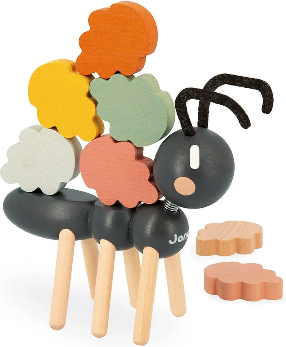 Janod Sweet Cocoon Houten Evenwichtspel Mier - Multikleur - afbeelding 6 van 6