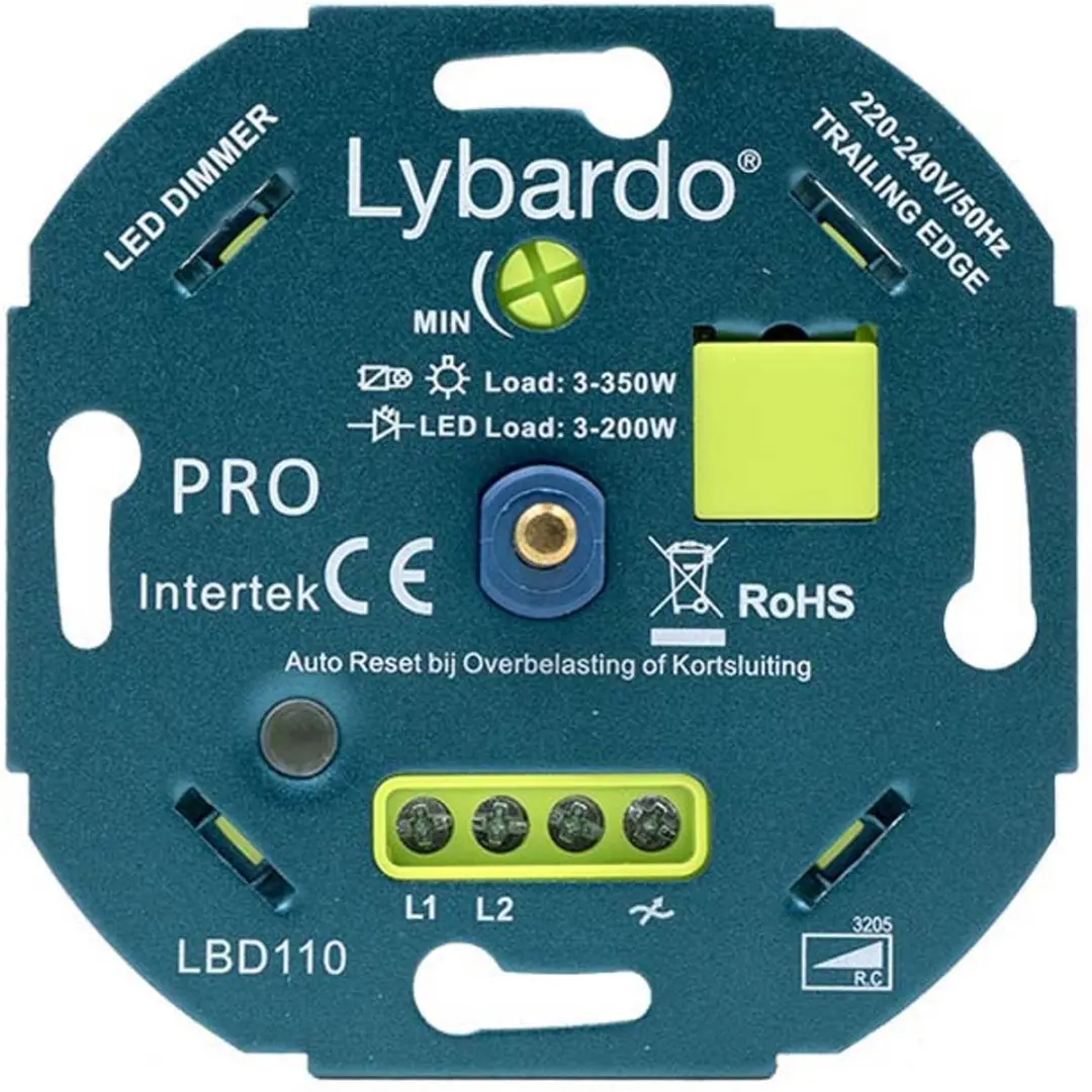 Lybardo Pro LED Dimmer Inbouw 3-200W